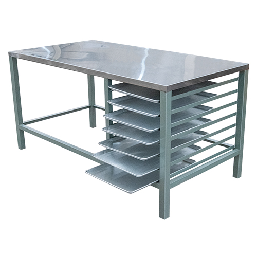 Working Table with Rack